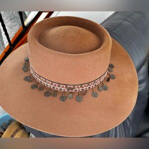 Scala Collection Women's Lanna Wool Felt Gaucho/Cowboy Hat medium (57cm)